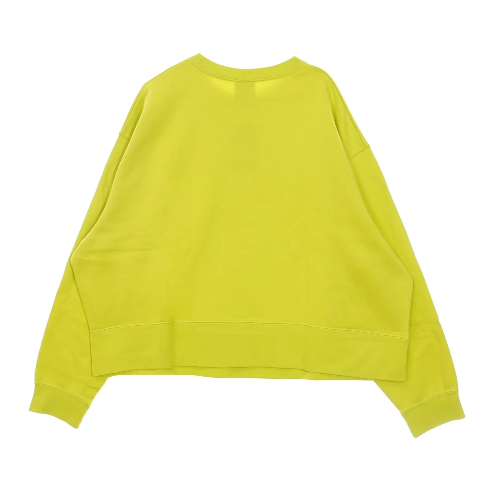 Nike Sports Crew Trend Plus Sweater Yellow Dames