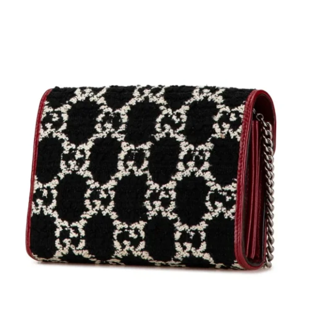 Gucci Vintage Pre-owned Leather wallets Black Dames