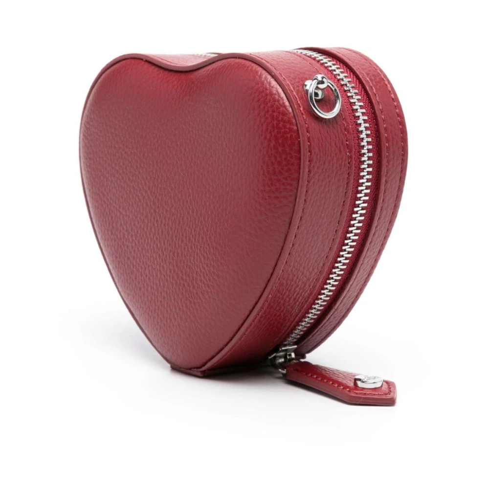 Vivienne Westwood Rode Nep Leren Hart Motief Tas Red Dames