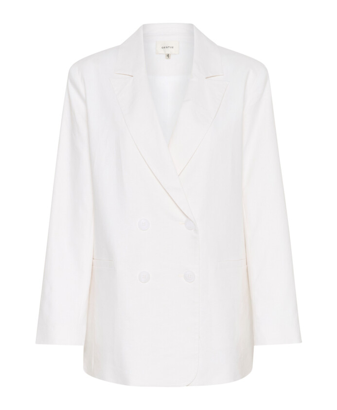 witte-linnen-blazer-met-v-hals