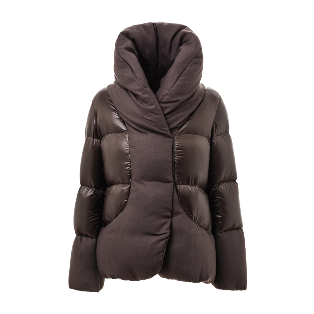 Herno Korte Ultralight Puffer Jas Brown Dames