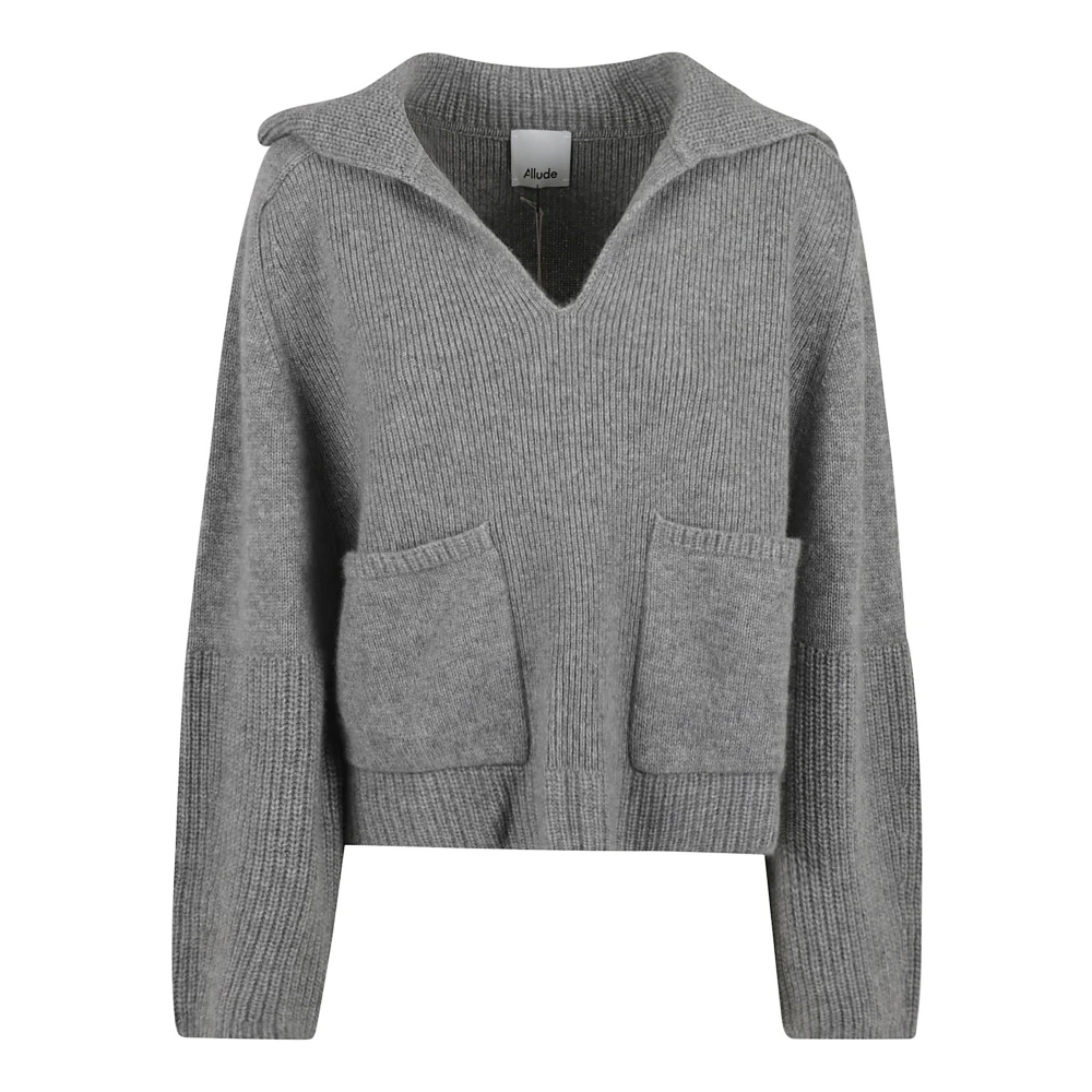 Allude Stijlvolle Sweatshirt Heater Mel Aw24 Gray Dames