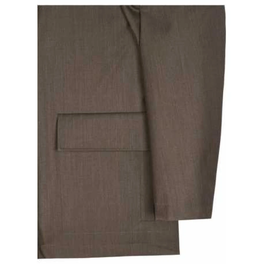 Paul Smith Taupe Storm System Wollen Jas Brown Heren