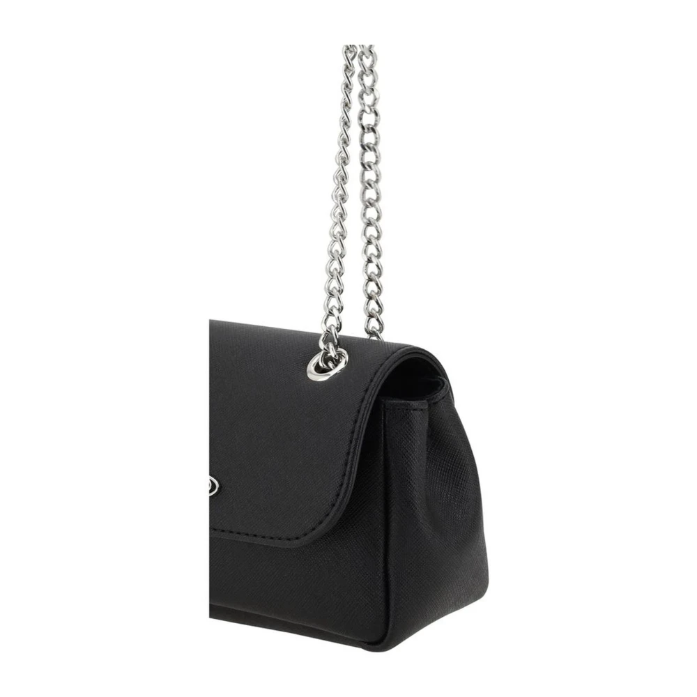 Vivienne Westwood Orb Plaque Ketting Schoudertas Black Dames