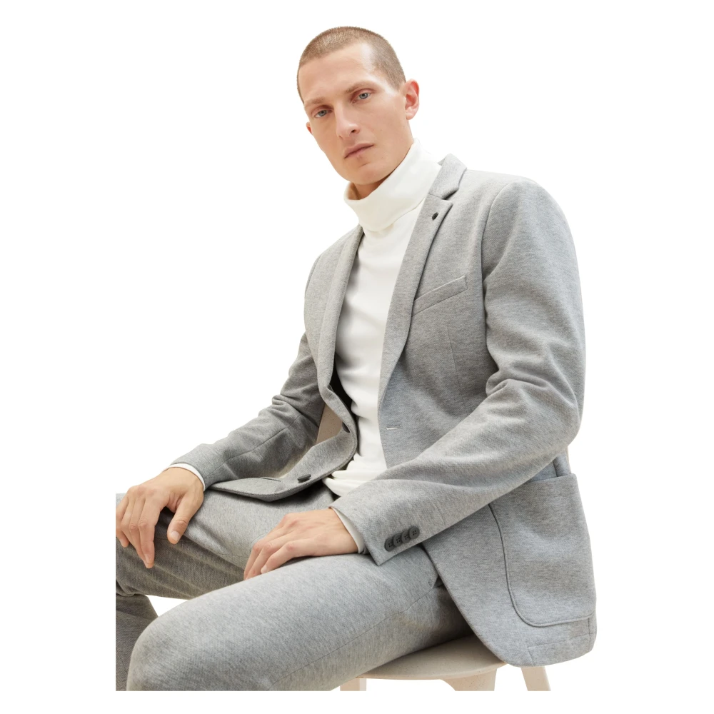 Tom Tailor Blazers Gray Heren