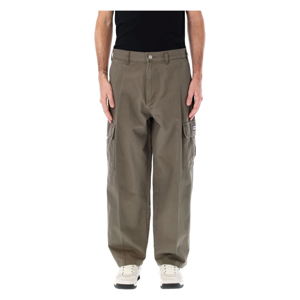 Obey Cargo Broek Smokey Olive Aw24 Green Heren