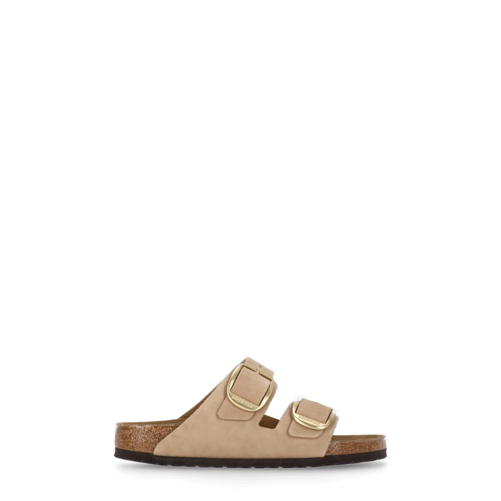 Birkenstock Arizona Big Buckle Sandaler Beige, Dam