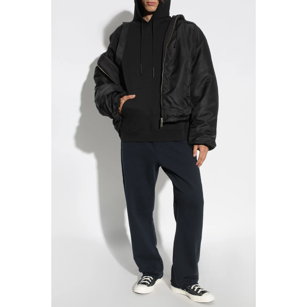 44 Label Group Sweatshirt met logo Black Heren