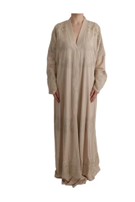 Blommig Spets Kaftan Klänning