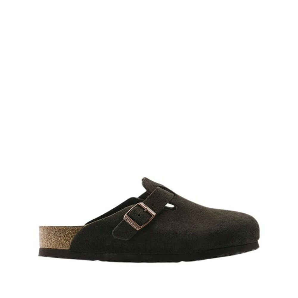 Birkenstock Men's Brown Mules, 7 Uk, Sandals Boston Soft Footbed Narrow