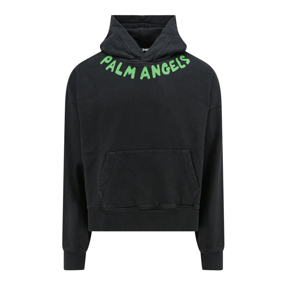 Palm Angels Zwarte hoodie Black Heren