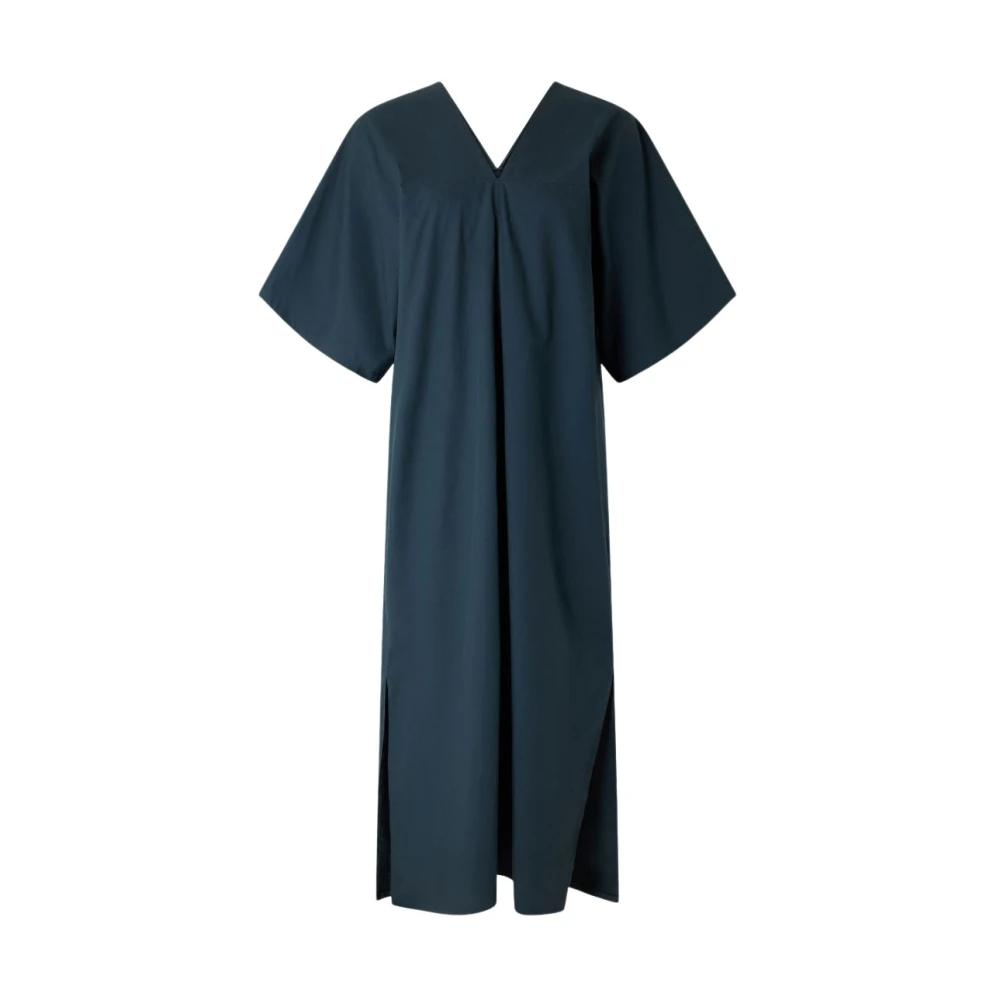 Soeur Elegance V Neck Jurk Blue Dames