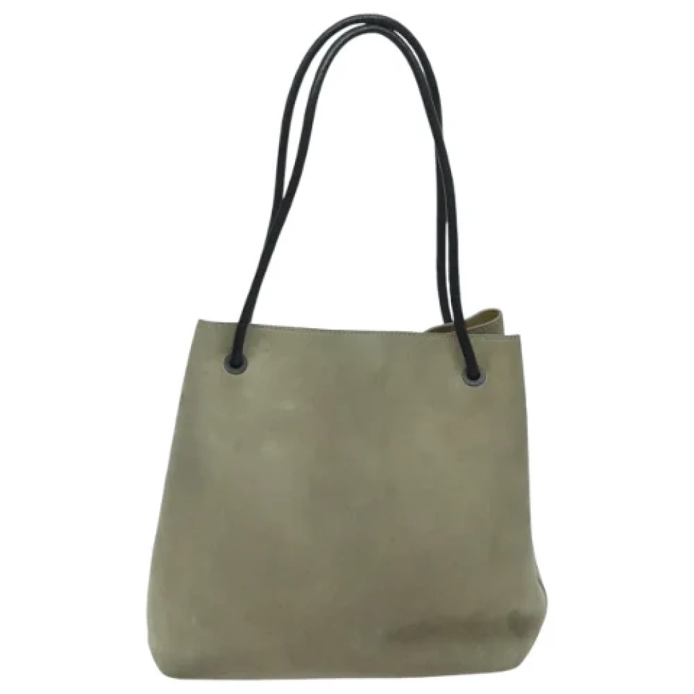 Gucci Vintage Pre-owned Suede gucci-bags Beige Dames