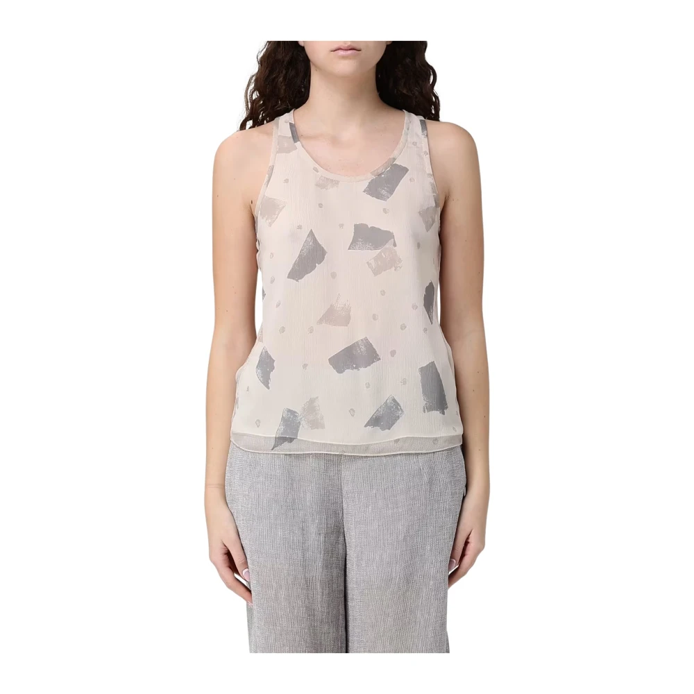 Emporio Armani Damen Multicolor Te20140p8008 Ärmelloses Top