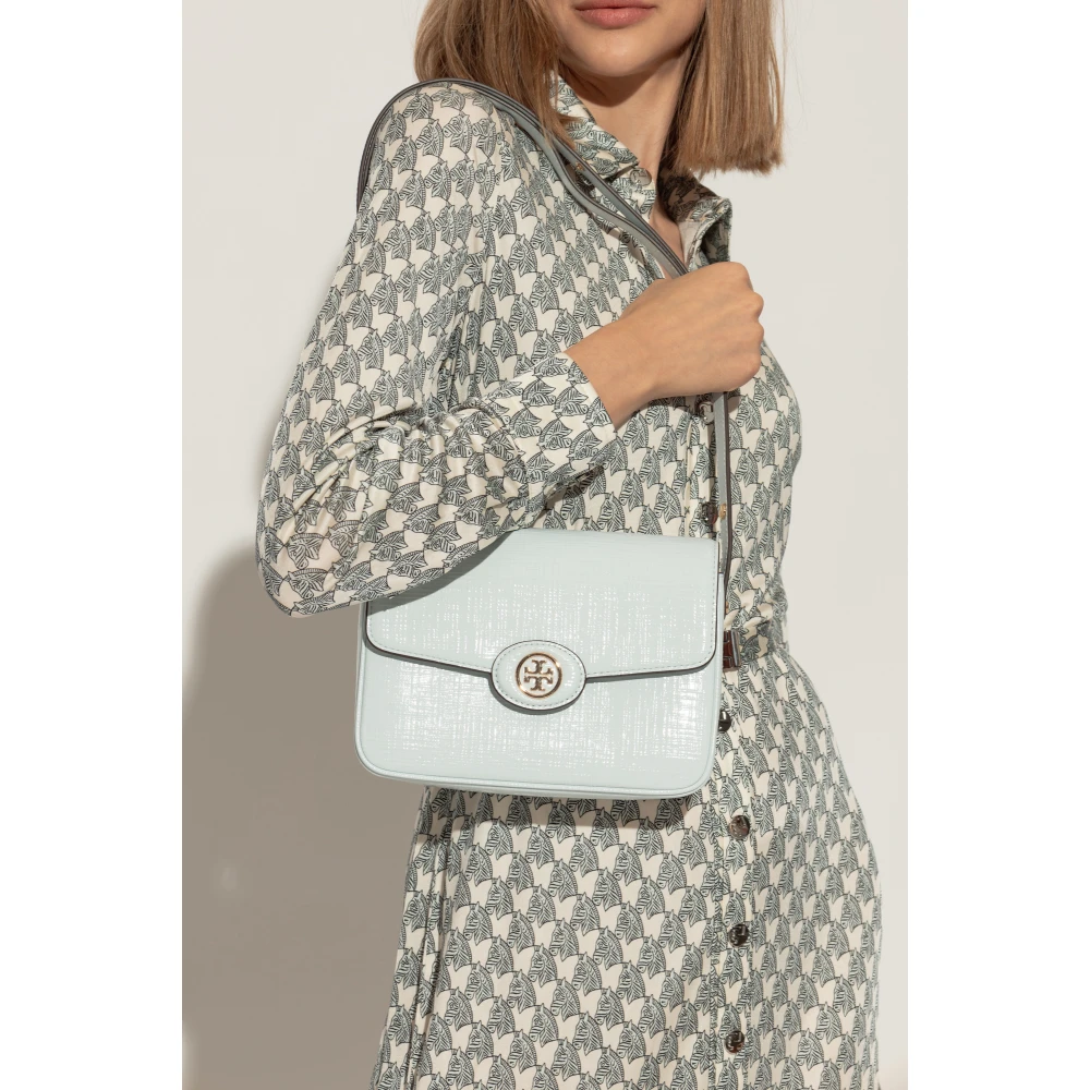 TORY BURCH Robinson Schoudertas Blue Dames