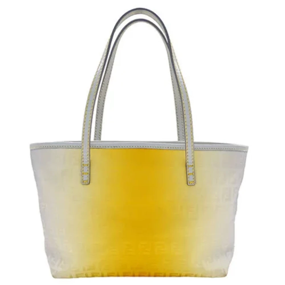 Fendi Vintage Pre-owned Nylon fendi-bags Yellow Dames