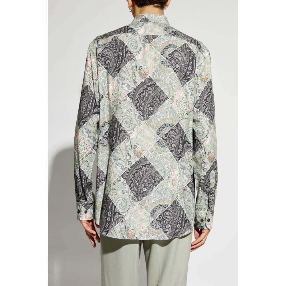 ETRO Gestreept overhemd Multicolor Heren
