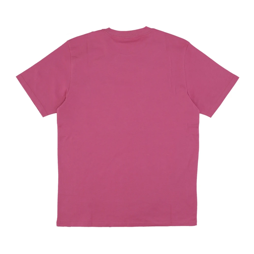 Carhartt WIP Script Tee Magenta Zwart Korte Mouw T-shirt Pink Heren