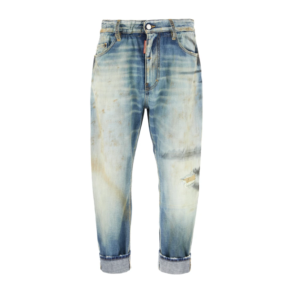 Dsquared2 Klassieke Denim Jeans voor dagelijks gebruik Blue Heren
