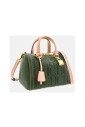 sac-a-main-en-cuir-vert-verrouille