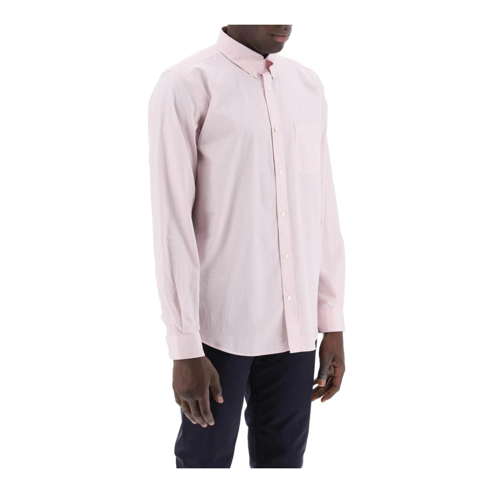 closed Casual Shirts Pink Heren