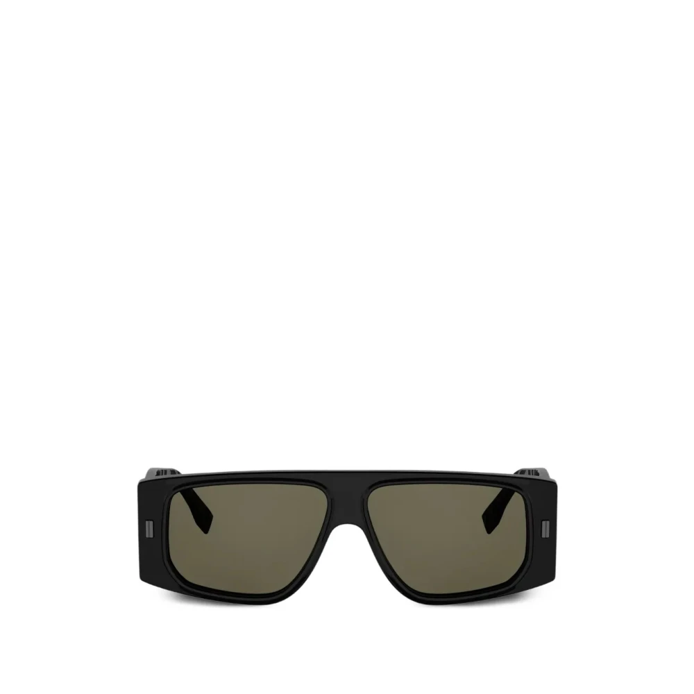 Fendi Black Sunglasses, Male, 56 Mm, Ff Squared Sunglasses