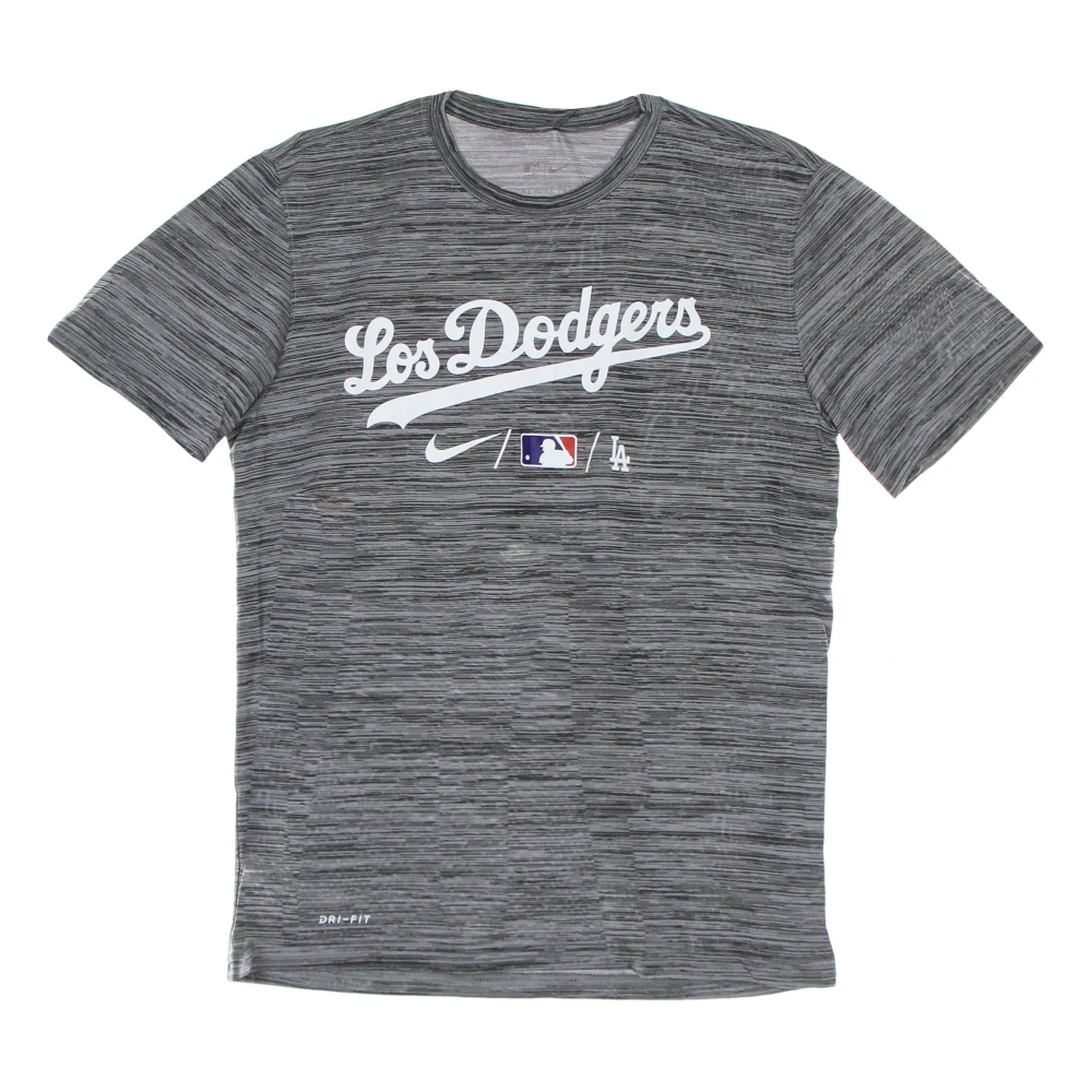 Nike Dodgers Baseball Oefen Tee City Connect Gray Heren