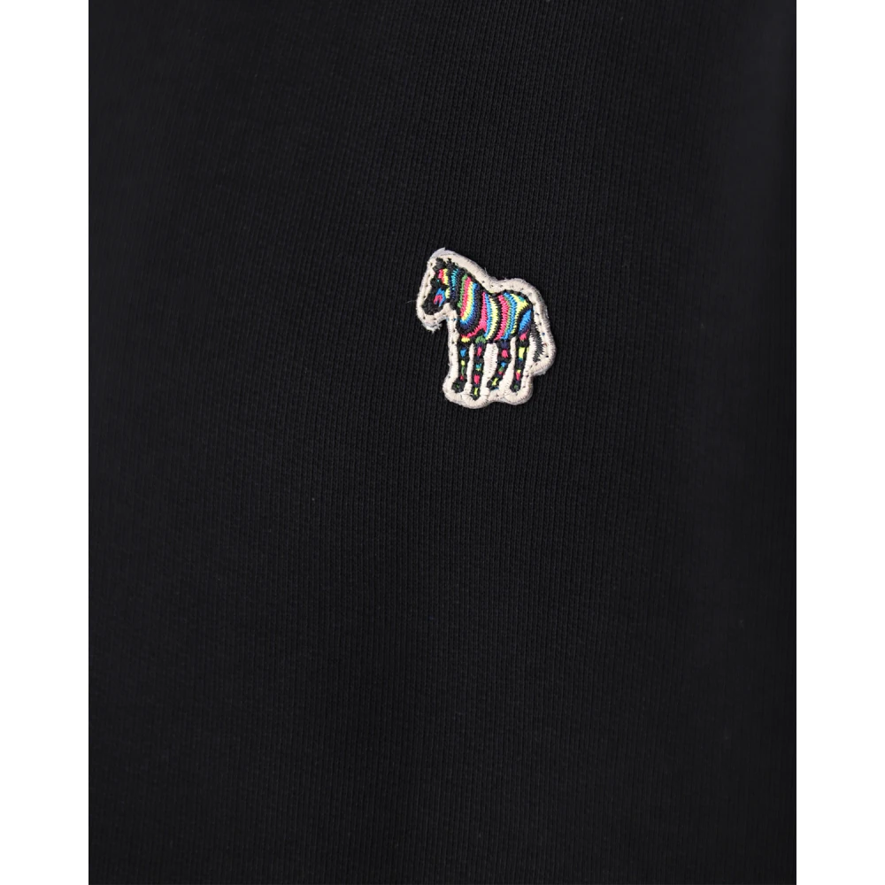 PS By Paul Smith Zwarte Zebra Logo Sweatshirt Black Heren