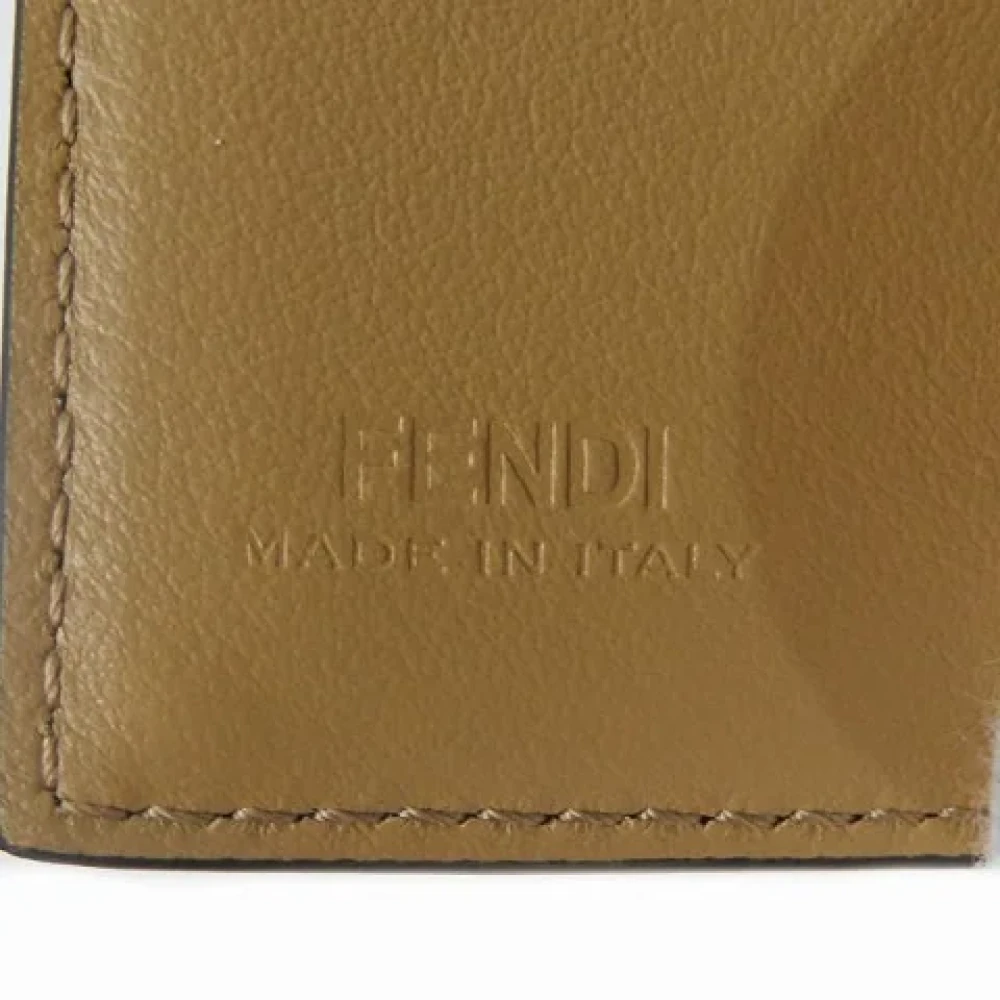 Fendi Vintage Pre-owned Leather wallets Brown Dames