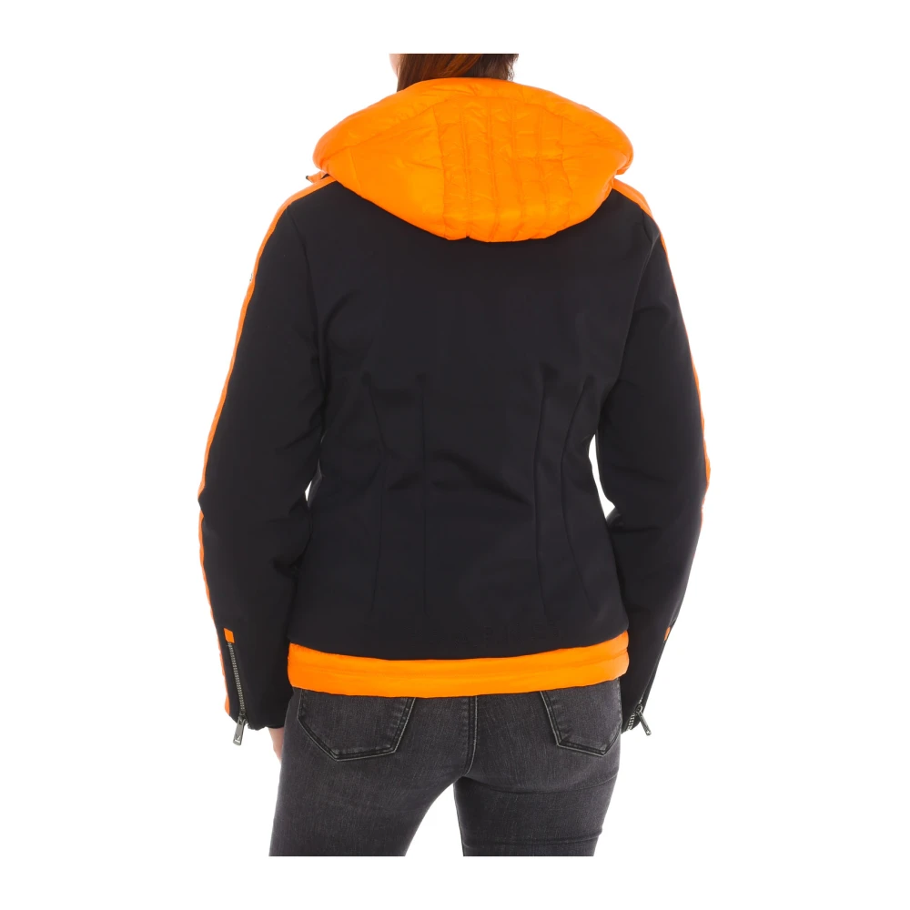 Vuarnet Ski-jack met hoge kraag capuchon Black Dames