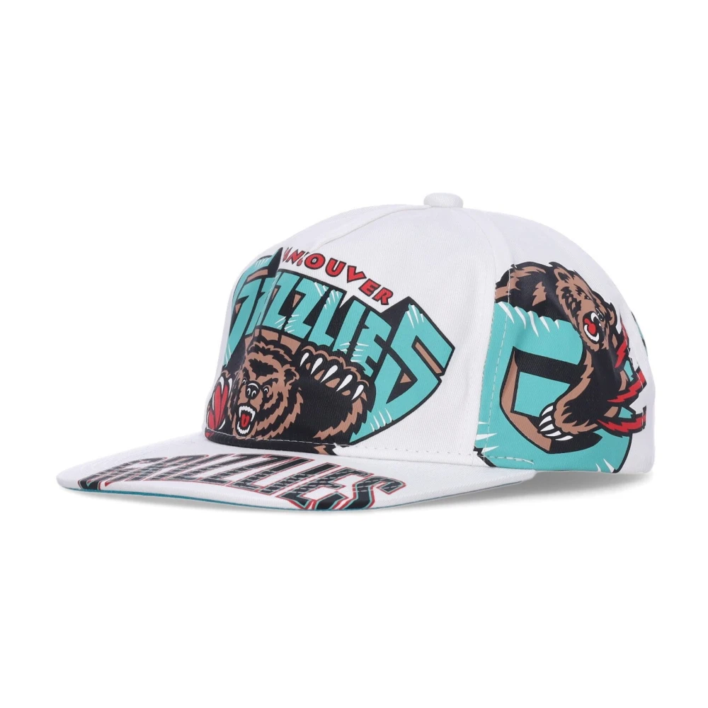 Mitchell & Ness Grizzlies Platte Klep Pet Wit White Heren