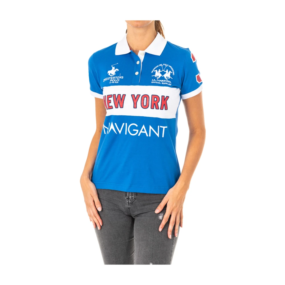 La Martina Women's Short Sleeve Polo Shirt