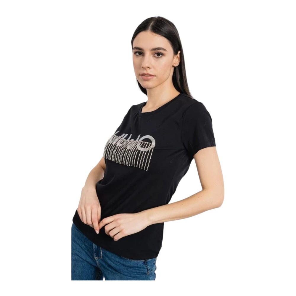Liu Jo Korte Mouw T-shirt Black Dames