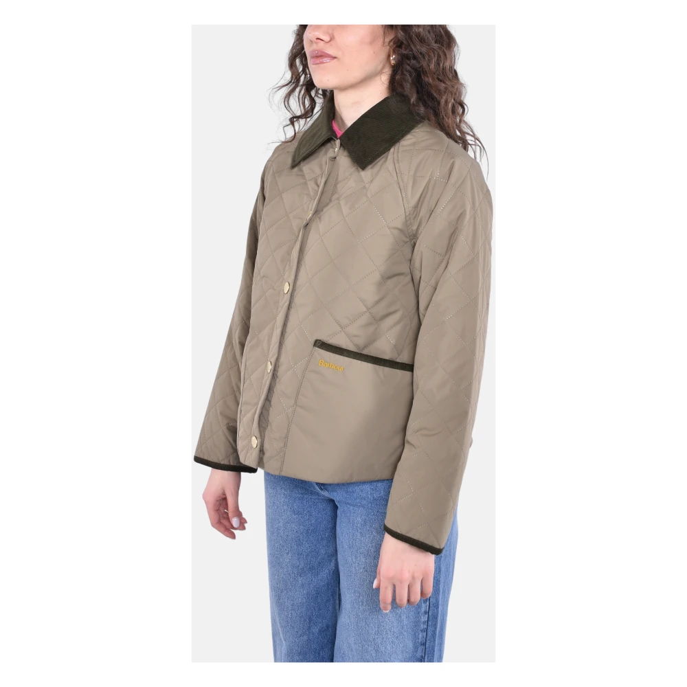 Barbour Gewatteerde Anise Jas Green Dames