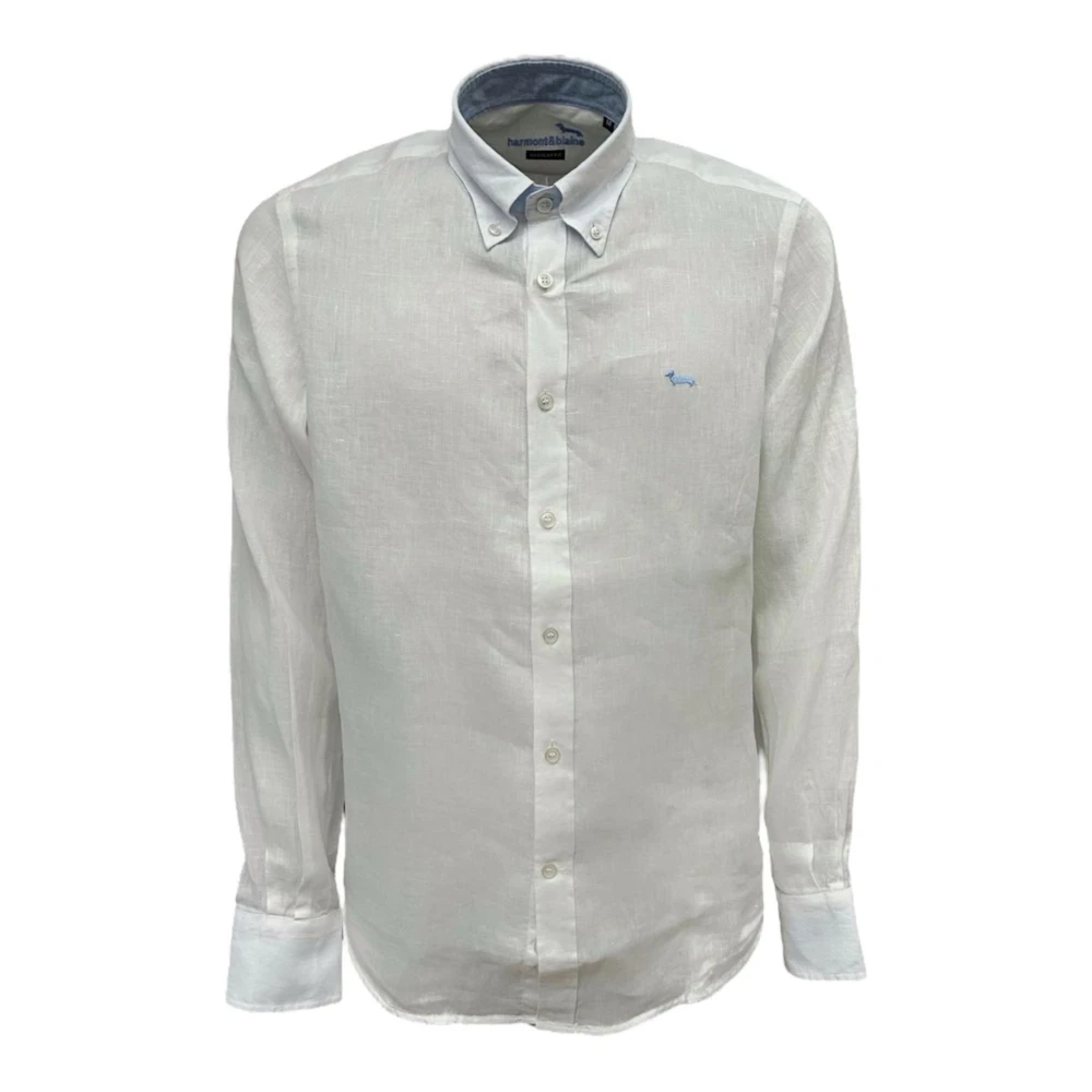 Harmont & Blaine Men's White Crn014010883b100 - Casual Shirts - Xs - Shirts