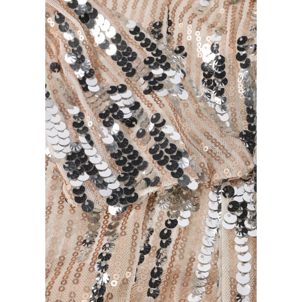 Amaya Amsterdam Glitter Blouse voor Glamoureuze Avonden Gray Dames