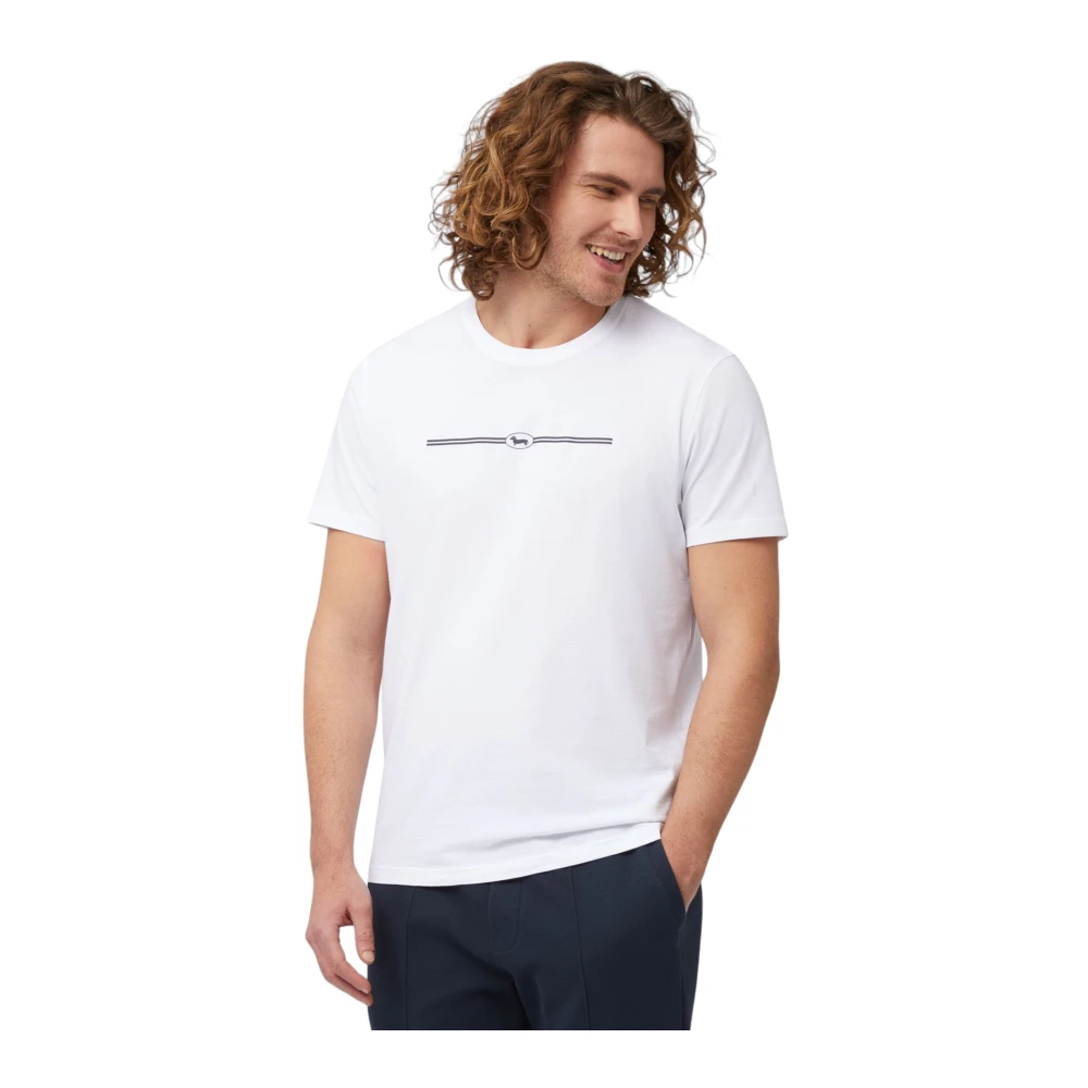 Harmont & Blaine Korte Mouw T-shirt White Heren