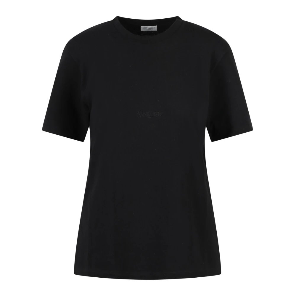 Saint Laurent Klassiek T-shirt Black Dames