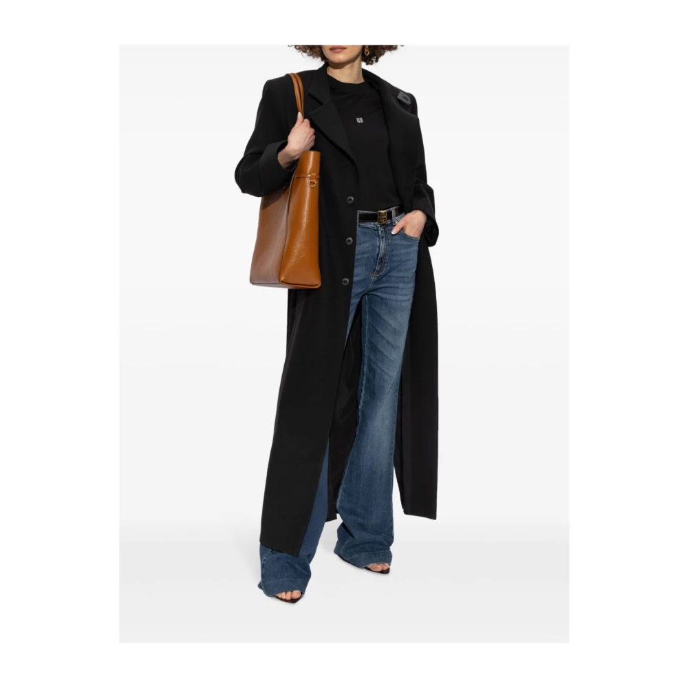 Givenchy Slim Fit T-shirt met 4G-detail Black Dames