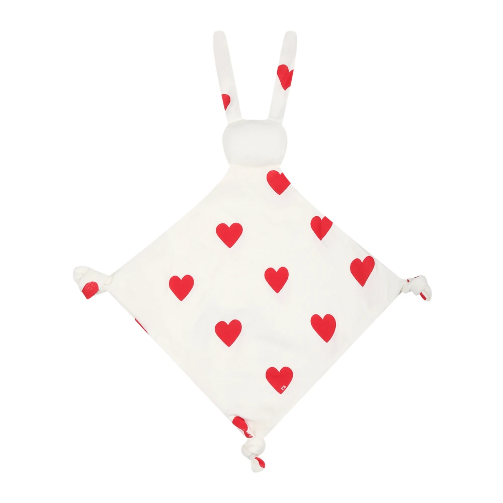 Petit Bateau Witte Konijn en Harten Doudou White Unisex