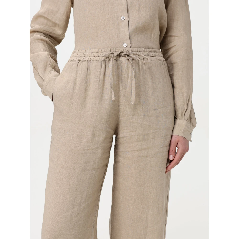 Fay Casual trekkoordbroek Beige Dames