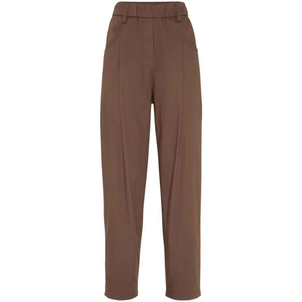 Trousers > Tapered Trousers - - Brunello Cucinelli - Modalova