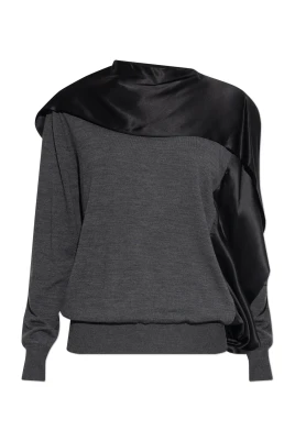 Tröja i blandade material