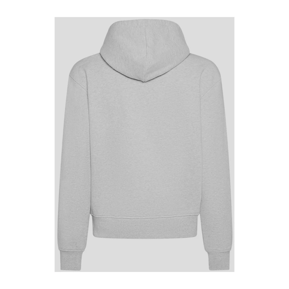 Jacquemus Geborduurde Katoenen Hoodie Gray Heren