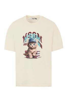 t-shirt-en-coton-ivoire-avec-impression-de-chat