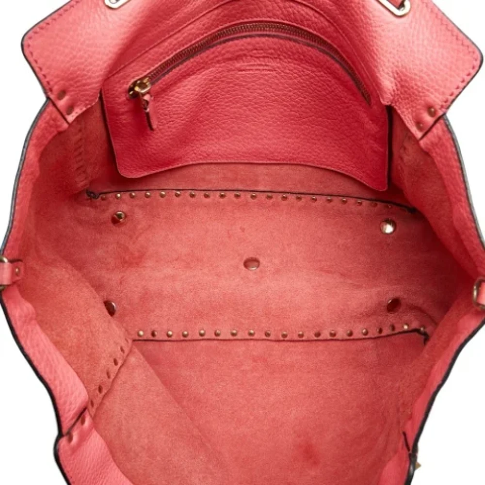 Valentino Vintage Pre-owned Leather shoulder-bags Pink Dames
