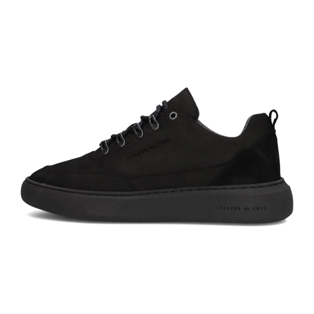 Cycleur de Luxe Zwarte Suède Stijlvolle Heren Sneakers Heren Schoenen