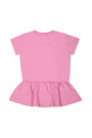 pink-cotton-short-sleeved-dress-with-flounce