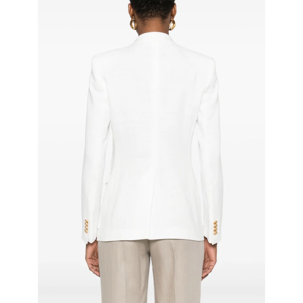 Tagliatore Dameskleding buitenkleding Bianco Ss25 White Dames