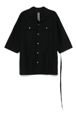 black-shirts-with-front-button-closure